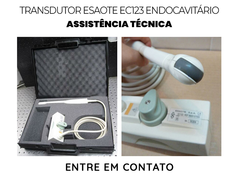 ASSISTÊNCIA TÉCNICA TRANSDUTOR ESAOTE EC123 ENDOCAVITÁRIO