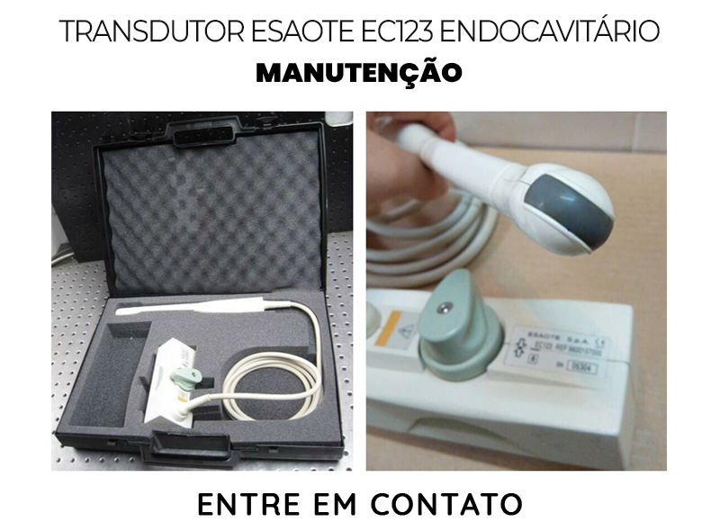MANUTENÇÃO TRANSDUTOR ESAOTE EC123 ENDOCAVITÁRIO
