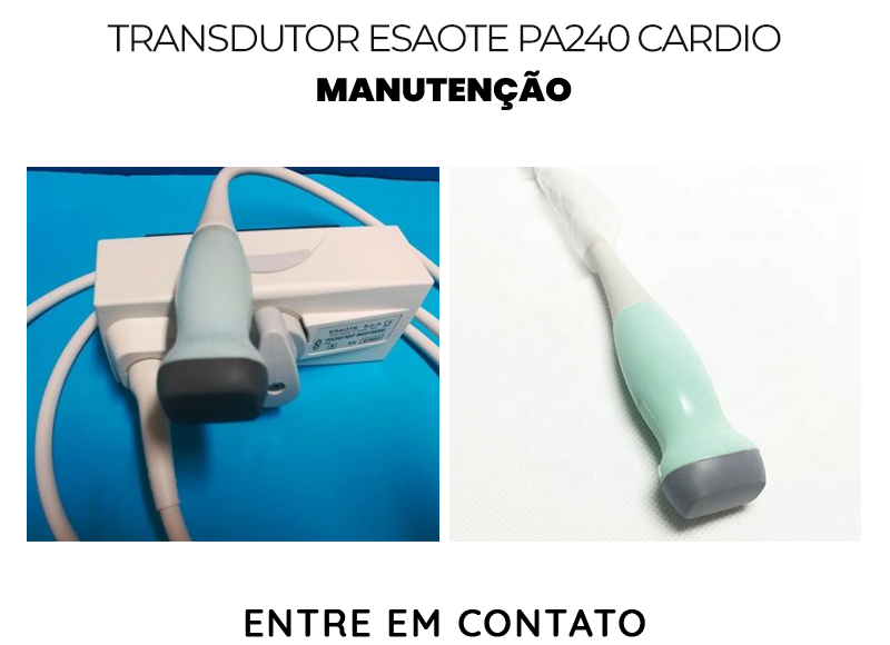 MANUTENÇÃO TRANSDUTOR ESAOTE PA240 CARDIO