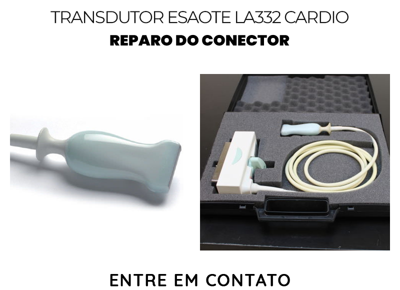 REPARO DO CONECTOR TRANSDUTOR ESAOTE LA332 CARDIO