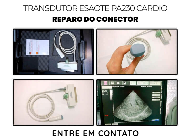 REPARO DO CONECTOR TRANSDUTOR ESAOTE PA230 CARDIO