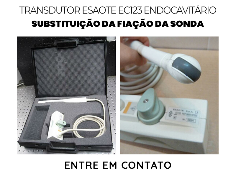SUBSTITUIÇÃO DA FIAÇÃO DA SONDA TRANSDUTOR ESAOTE EC123 ENDOCAVITÁRIO