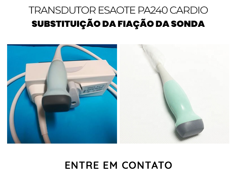 SUBSTITUIÇÃO DA FIAÇÃO DA SONDA TRANSDUTOR ESAOTE PA240 CARDIO