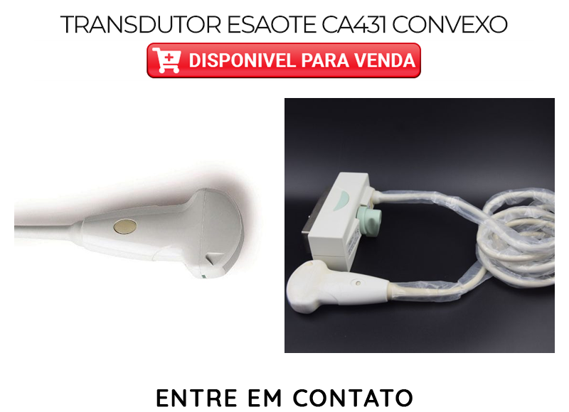 TRANSDUTOR ESAOTE CA431 CONVEXO DISPONIVEL PARA VENDA