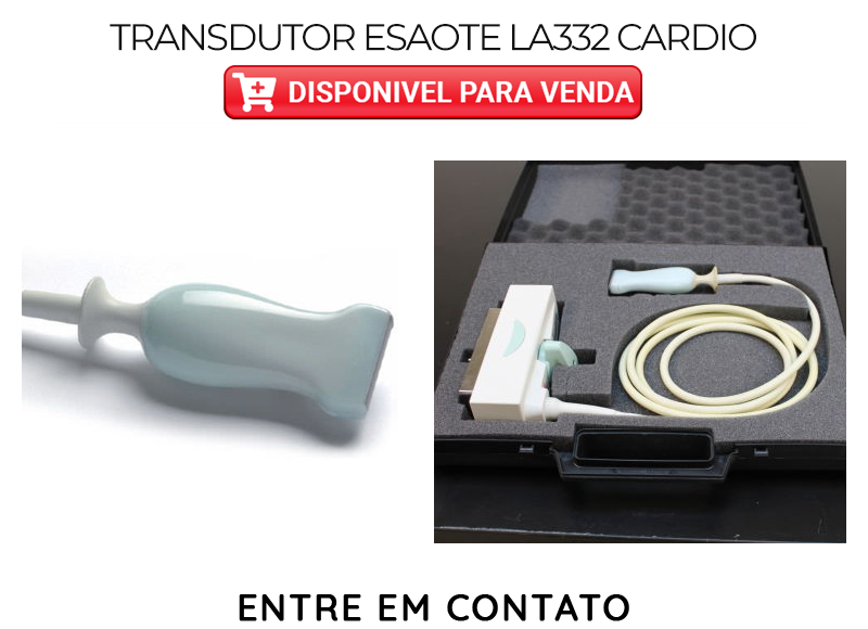 TRANSDUTOR ESAOTE LA332 CARDIO DISPONIVEL PARA VENDA