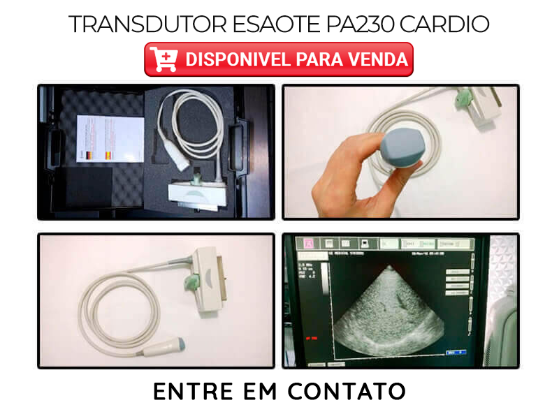 TRANSDUTOR ESAOTE PA230 CARDIO DISPONIVEL PARA VENDA